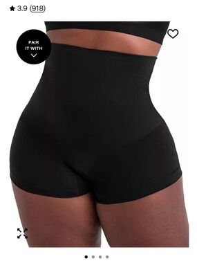 EMPETUA High-Waist Shaping Boyshorts - Black